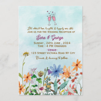 Wedding Reception Invitations Inbjudningar