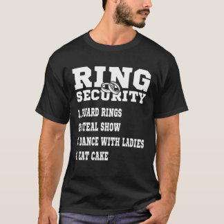 Wedding Ring Security Ring Bearer T Shirt