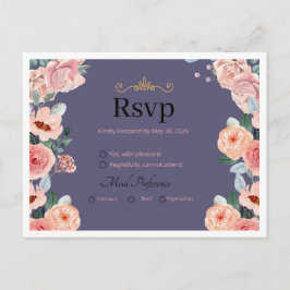 wedding rsvp cards inbjudan vykort
