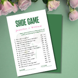Wedding Shoe Game Bridal Shower Game | Tennis 