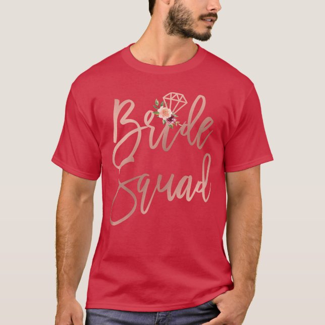 Wedding Shower for Bridesmaid Best Friends Bride S T Shirt (Framsida)