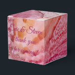 Wedding Silk Flowers Classic Presentaskar<br><div class="desc">Wedding Silk Flowers favor boxes for guests. Fill them with treats! All design elements can be edited. Text can be changed out using your favorite font color, style, and size! Enjoy! Style: Classic 2x2x2 Favor boxes are as unique as your guests. Perfect for weddings, birthdays, corporate events and more! Printed...</div>