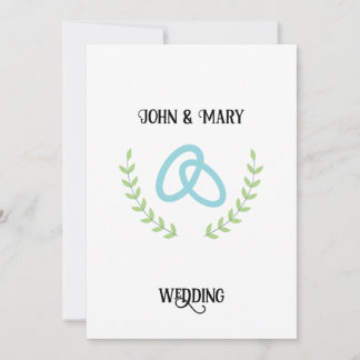 Wedding Tag  announcement  Inbjudningar