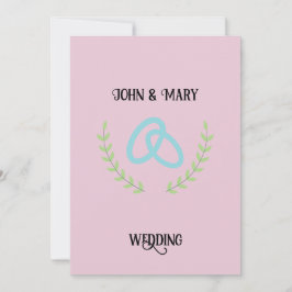 Wedding Tag announcement Inbjudningar