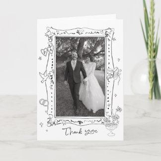 Wedding Thank You Card Kort