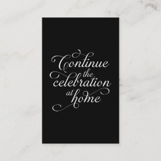 Wedding Thank You Card Visitkort