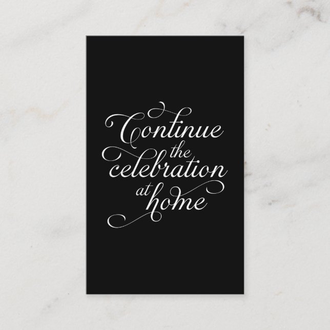 Wedding Thank You Card Visitkort (Framsida)