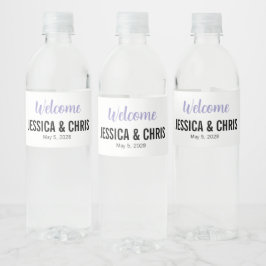 Wedding Water Bottle Label 100 Vattenflaskor Etikett
