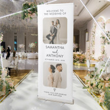 Wedding Welcome Modern Boho Frame 2 Photo 