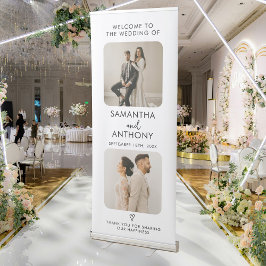 Wedding Welcome Modern Boho Frame 2 Photo 