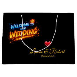 Wedding Welcome Sign – Personalized Names & Date