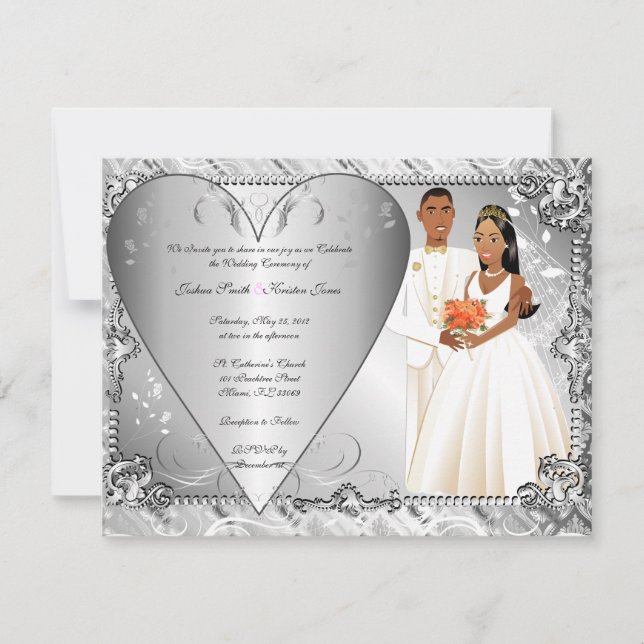 WeddingInvitTemplate3. Inbjudningar (Framsida)