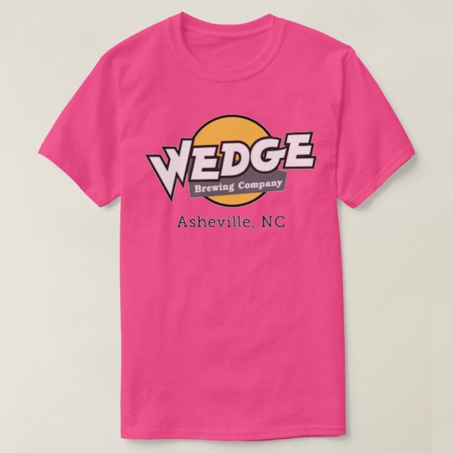 Wedge Brewery Asheville NC T T Shirt (Design framsida)