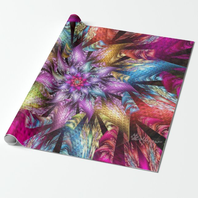 Wedge Julia Spiral Presentpapper (Utrullad)