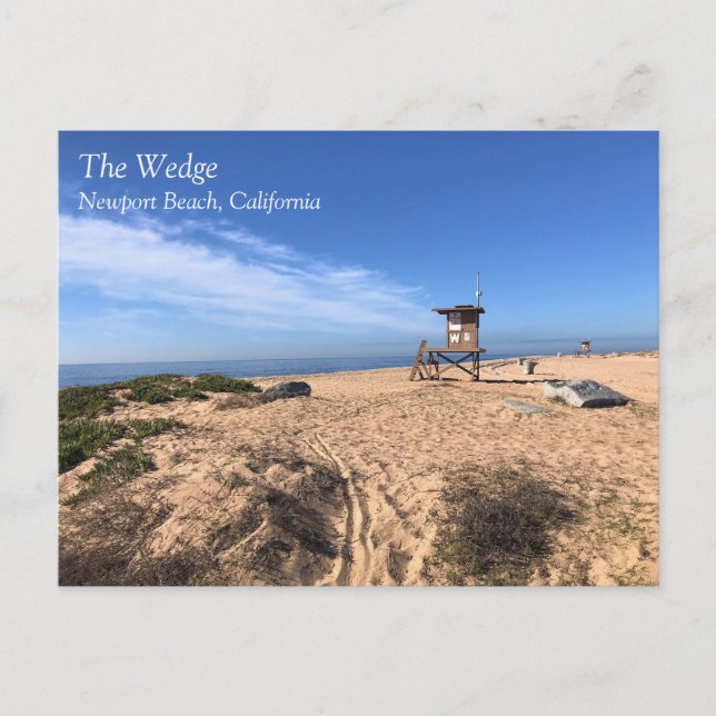 Wedge, Newport Beach, Kalifornien Vykort (Framsida)