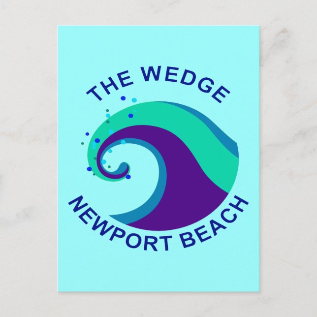 Wedge, Newport Beach Vykort (Framsida)