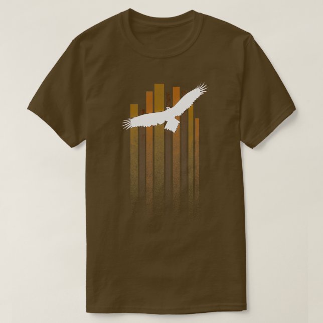 Wedge Svan Eagle vit T Shirt (Design framsida)