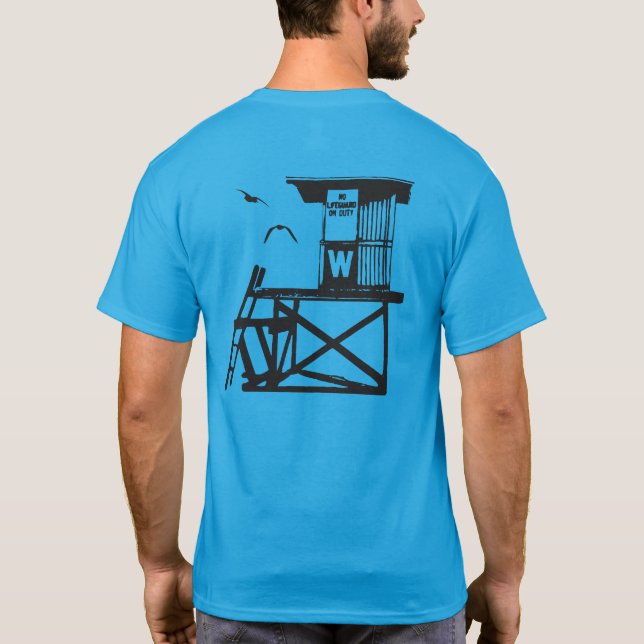 Wedge Tower - Newport Beach, Ca  T Shirt (Baksida)