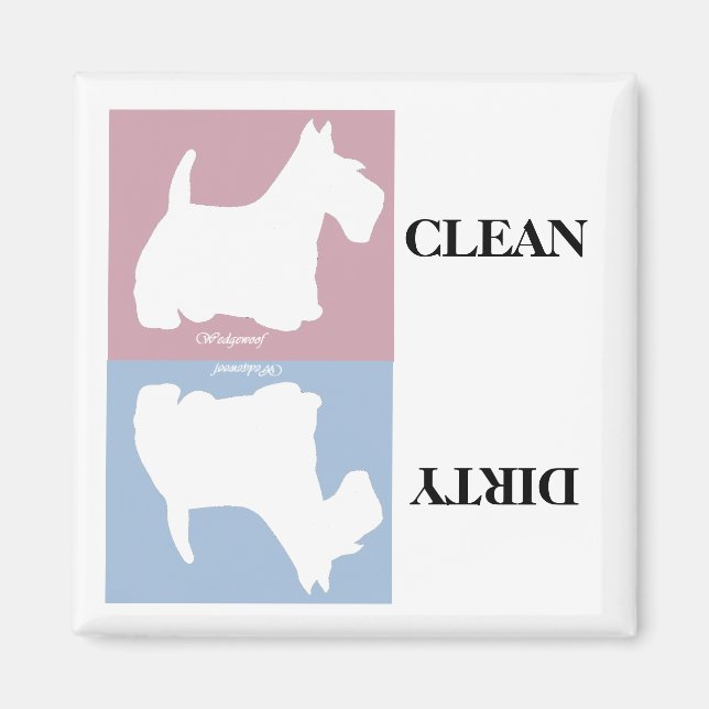Wedgewoof Scottish Terrier Magnet (Framsidan)