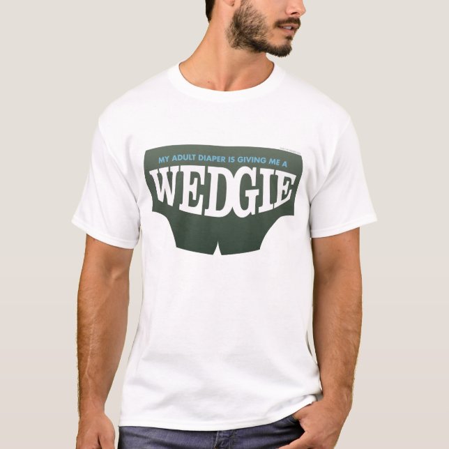 Wedgie manar T-tröja Tee (Framsida)