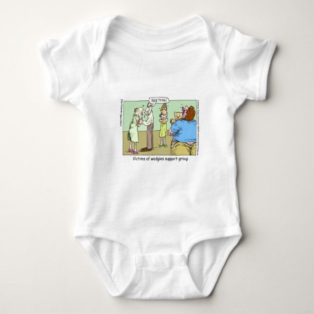 Wedgie-stödgrupp Roliga Muggar T-shirts & presente (Framsida)
