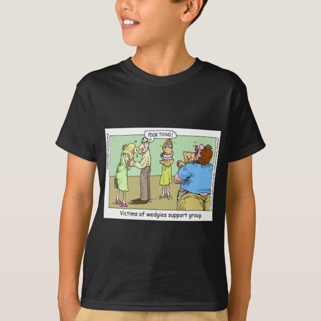 Wedgie-stödgrupp Roliga Muggar T-shirts & Presenti (Framsida)