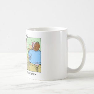 Wedgie-stödgrupp Tecknade presenter och samlarobje Kaffemugg