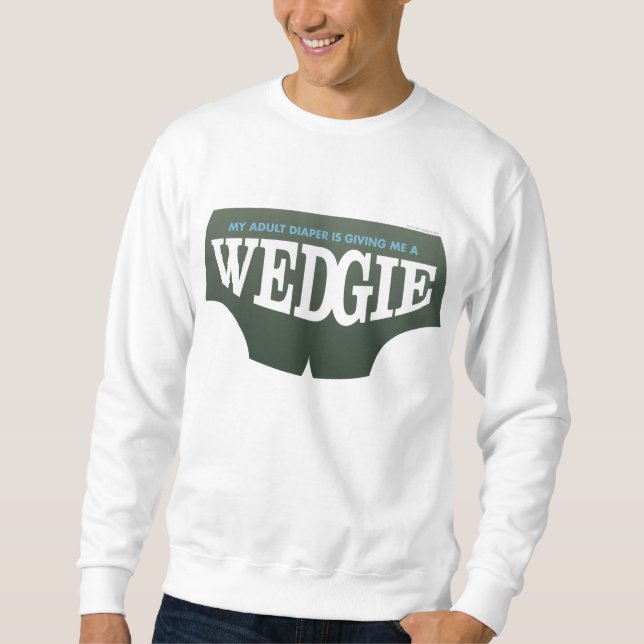 Wedgie tröja lång ärmad tröja (Framsida)