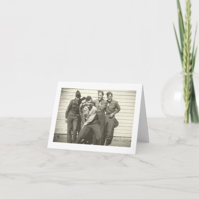 WEDGIE! Vintagens fotoskydd från 1940 Kort (Framsida)