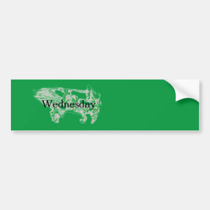 WEDNESDAY - small - Sticker Bildekal