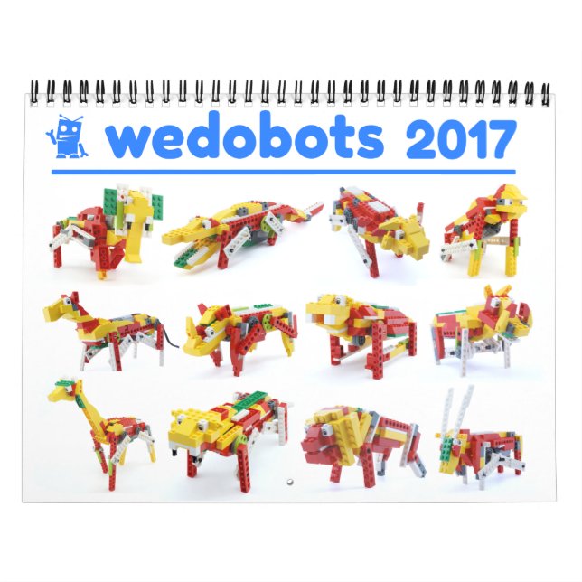 wedobots 2017 Calendar Kalender (Omslag)