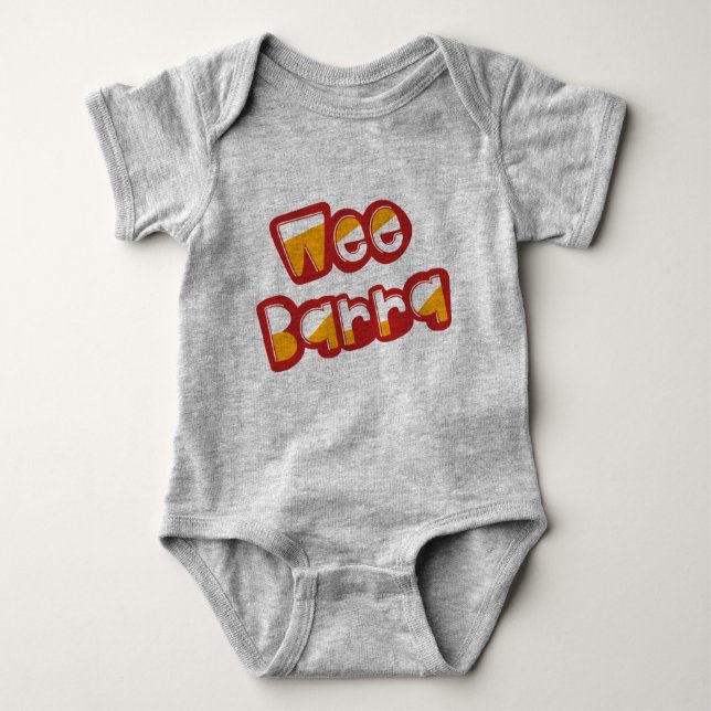Wee Barra, Scottish Dialect Babygrow Scotland T-shirt (Framsida)
