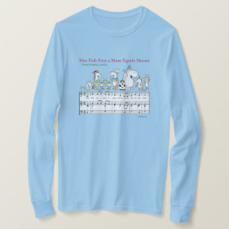 WEE FISH EWE A MARE EGRETS MOOSE Sandra Boynton T- T Shirt