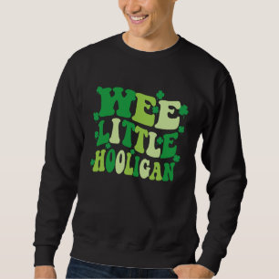 WEE LITTLE HOOLIGAN Barn St Patrick's Day Pojkar Lång Ärmad Tröja