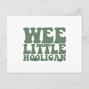 Wee Little Hooligan Kids St. Patrick's Day Vykort