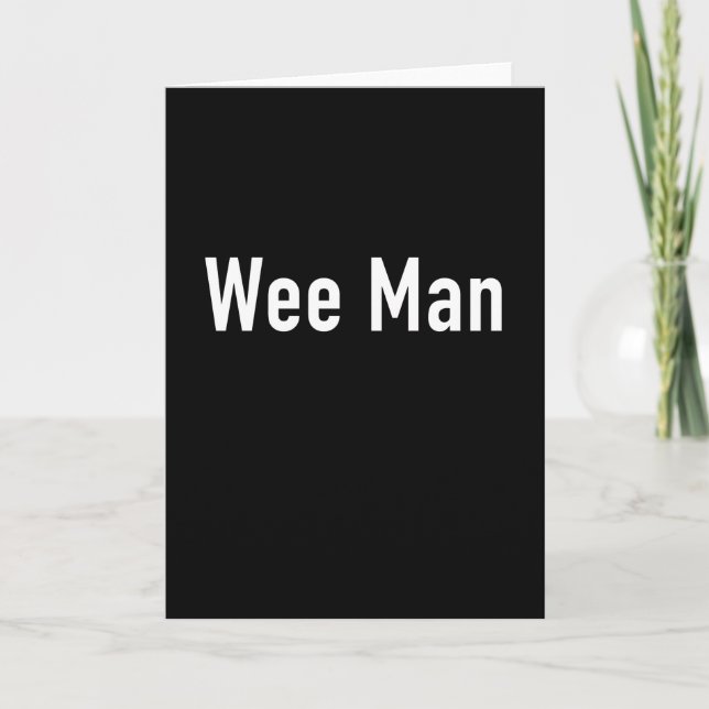 Wee Man Kort (Framsida)