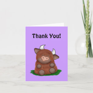 Wee Moo - tack för dina kort