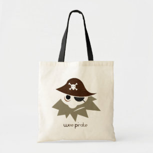 Wee Pirat CUTE Diaper or Tote Tygkasse