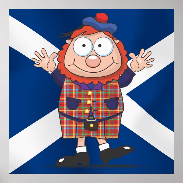 Wee Scottish Guy Poster (Framsidan)