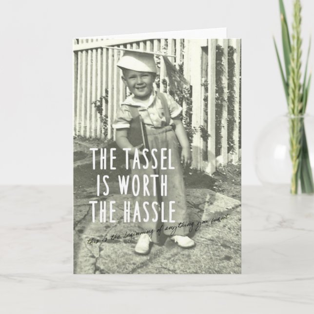 WEE STUDENT-gratulationskort Tack Kort (Framsida)