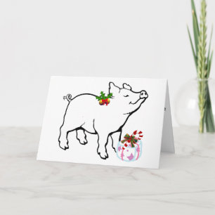 WEE WEE VAR HELA VÄGEN ATT SÄGA GOD JUL HELGKORT