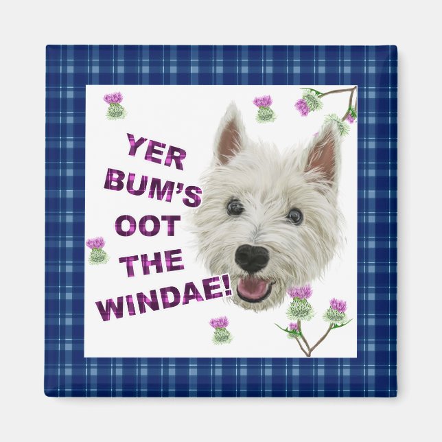 Wee Westies Ord of Wisdom Magnet (Framsidan)