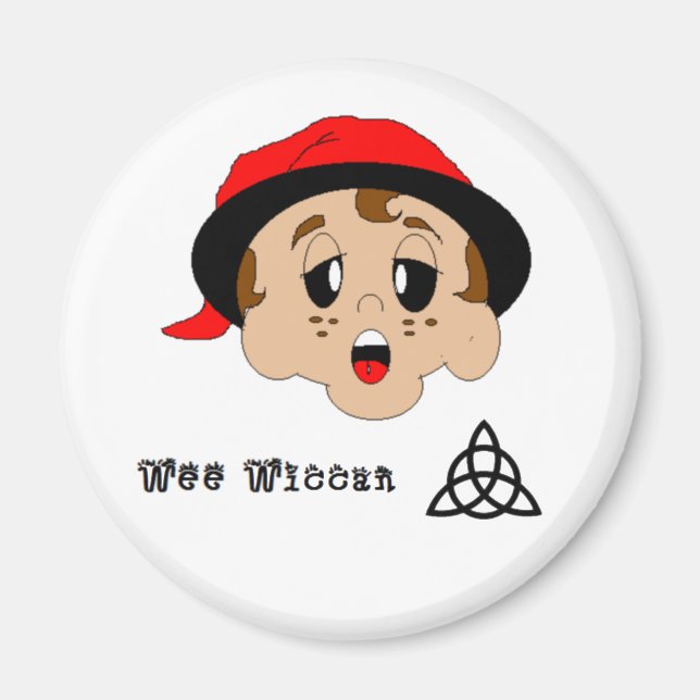 Wee Wiccan Magnet (Framsidan)