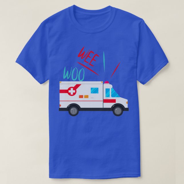 Wee Woo Ambulance 2 T Shirt (Design framsida)