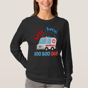 Wee Woo Boo Buss Ambulance Ems Emt Sjukvårdare T Shirt