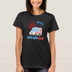 Wee Woo Boo Buss Ambulance Ems Emt Sjukvårdare T Shirt