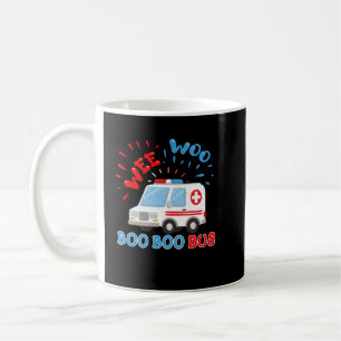 Wee Woo Boo Buss Ambulance Funny EMS EMT Parame Kaffemugg