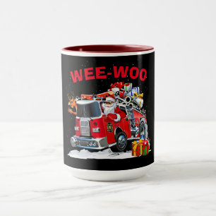 WEE-WOO juldesign med Santa Mugg