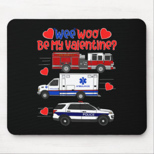 Wee Woo Var Min Alla Hjärtans Dag Brandbil Ambulan Musmatta