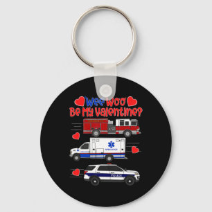 Wee Woo Var Min Alla Hjärtans Dag Brandbil Ambulan Nyckelring